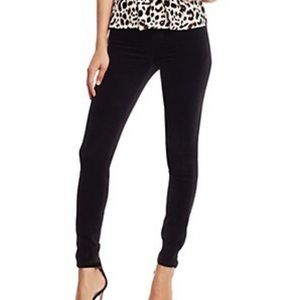 L’AGENCE black velvet pants